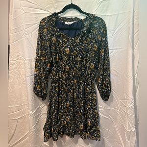 Floral Long Sleeve Dress